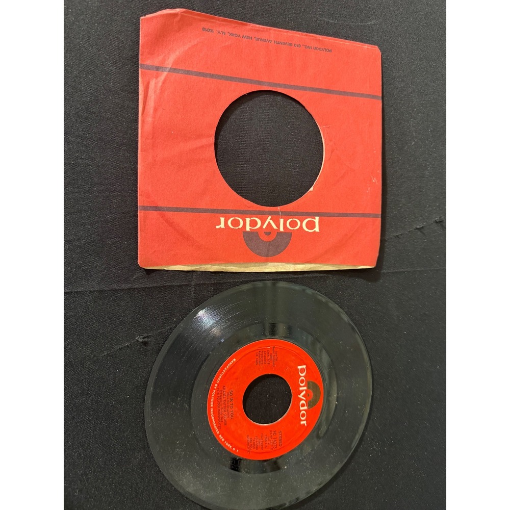 Atlanta Rhythm Section 7" Single 45 RPM Black Good So In To You Polydor PD 14373